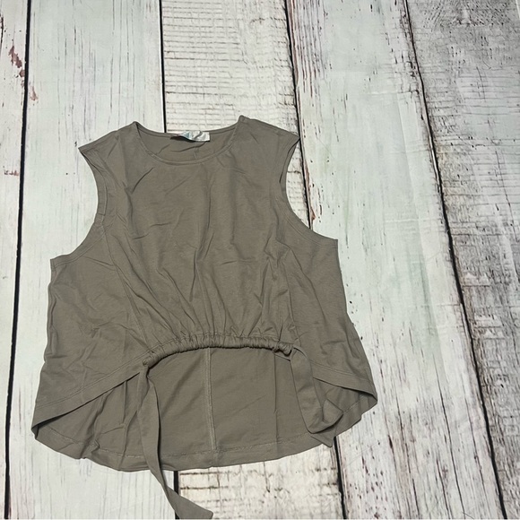 Free People Talley Set Medium NWT Slouchy harem pants, hi low sleeveless top - Picture 4 of 11